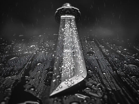 Damastklinge eines Schwert