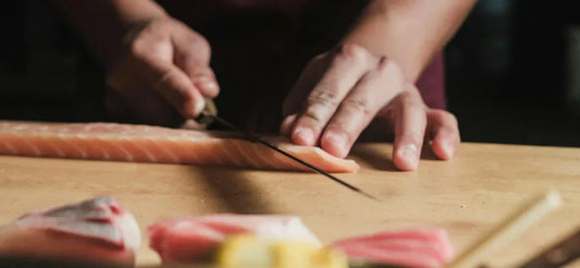 Messer Reinigen Pflegen nach Sashimi Zubereitung