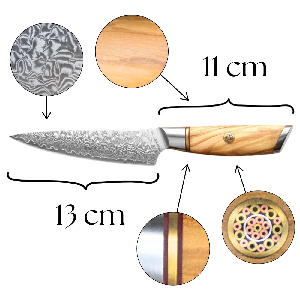 Allzweckmesser Olive Detail Highlights