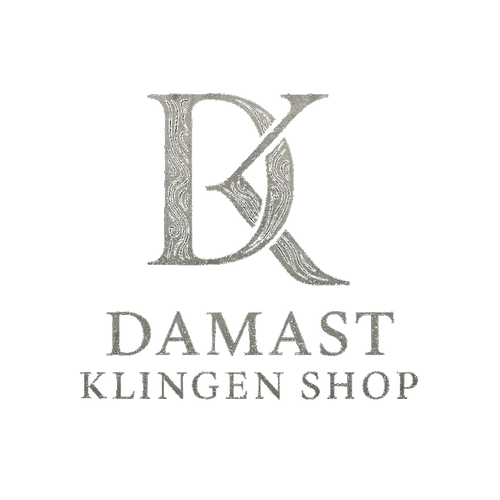 Damastklingenshop Logo freigestellt mit weißen Hintergrund