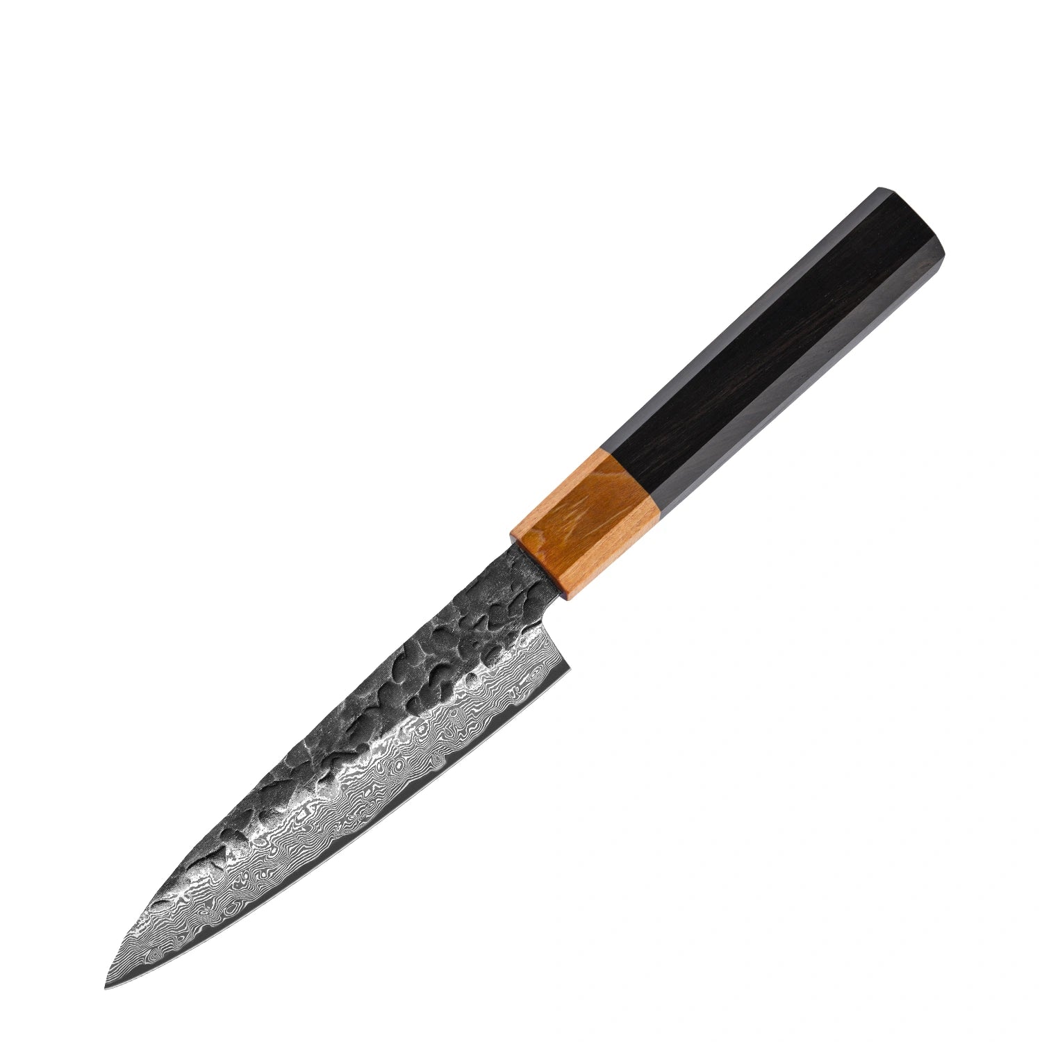 Damast Allzweckmesser 5 Zoll Ebenholgriff