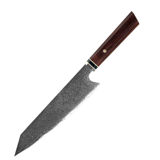 Damastmesser Kiritsuke Ebenholzgriff