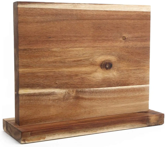 Magnetischer Messerhalter mit Standfuß aus Akazienholz