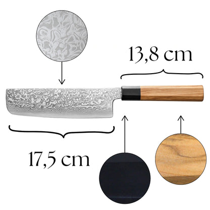 Nakiri Olive Bueffel Griff Detail